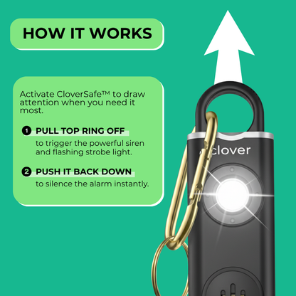 CloverSafe™ Personal Alarm